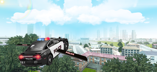 Police Flying Car 3D Simulator(圖1)-速報App