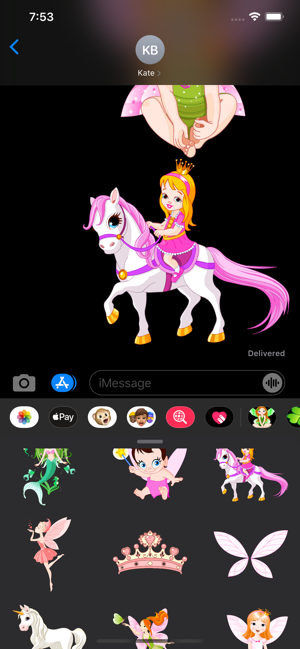 Fairies Stickers & Emojis(圖9)-速報App