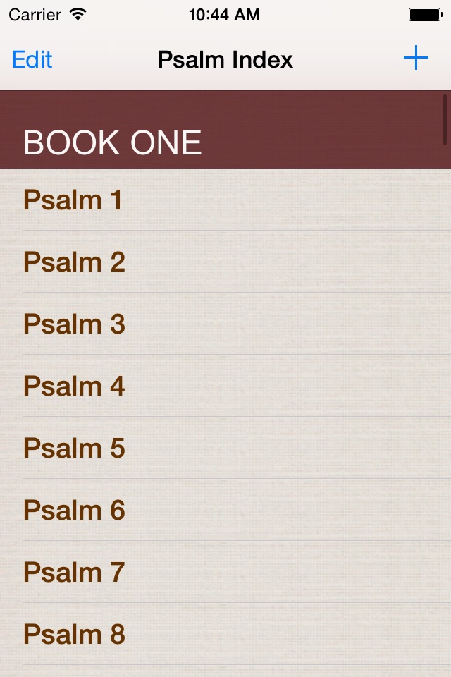 Psalter screenshot 3