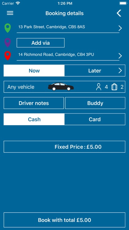 A1 Cabco Taxis, Cambridge