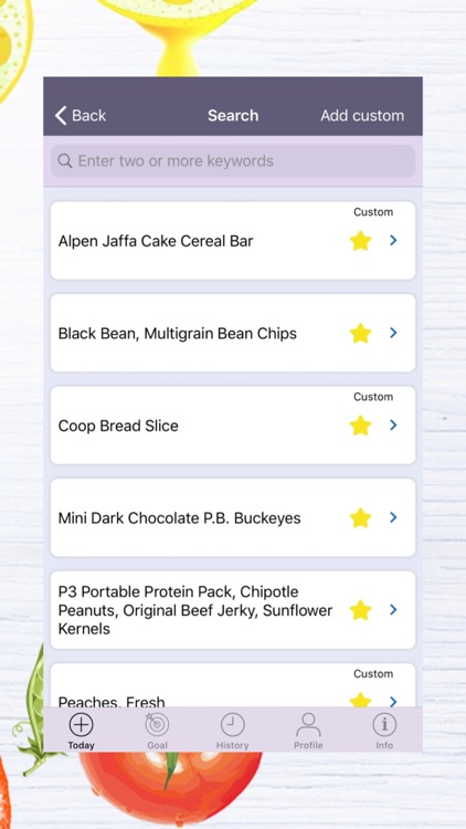 Fiber Intake Tracker