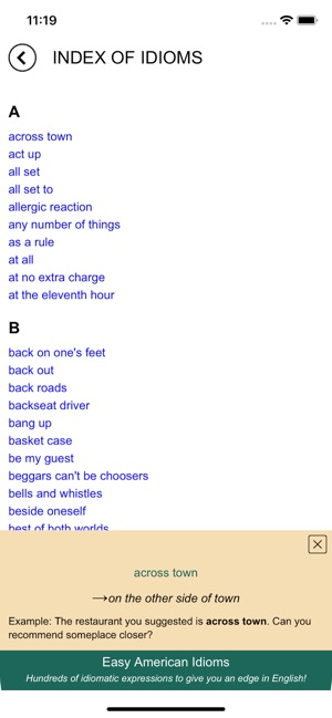 Easy American Idioms 4(圖4)-速報App