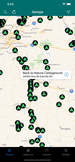 Georgia – Campgrounds RV Parks