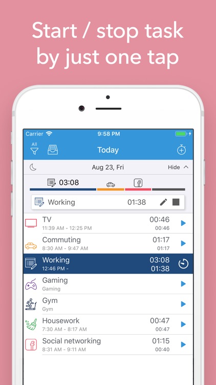 ATracker Time Tracker screenshot-0