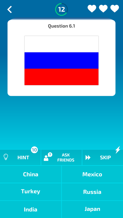 Flags of the World - Quiz Game screenshot 3