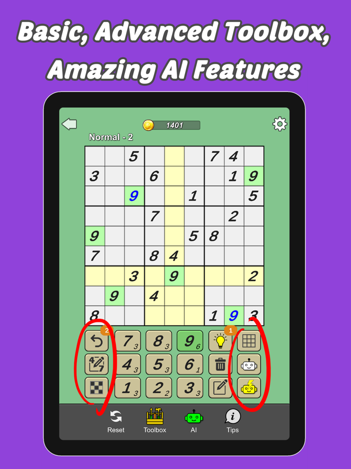 Puzzle GymSudoku, Minesweeper
