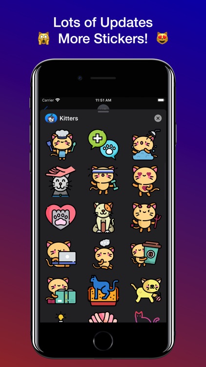 Kitters! Cat Stickers screenshot-2