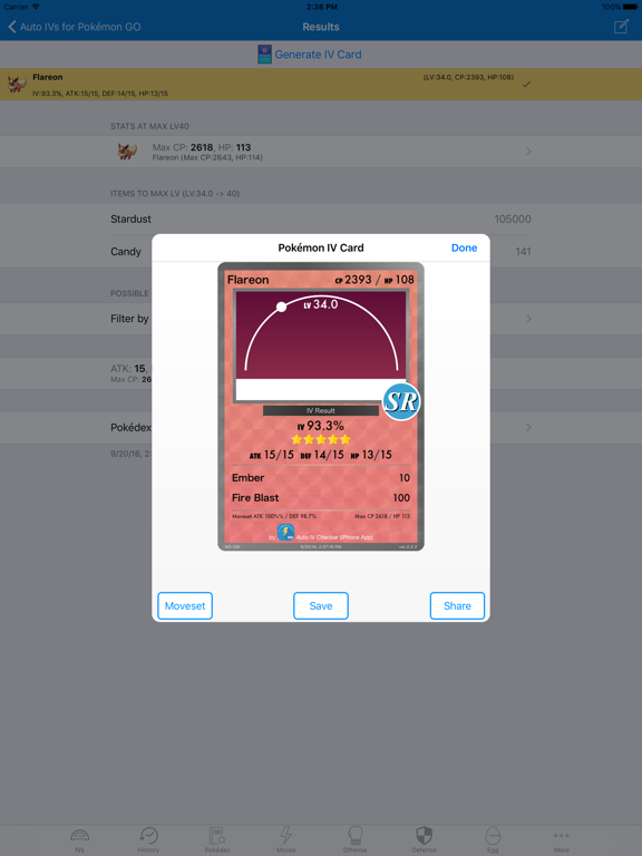 Auto IV Checker for Pokémon GO screenshot 4