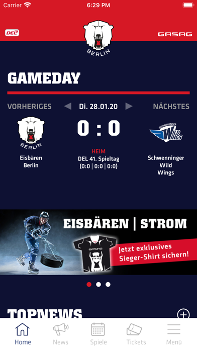 Eisbären Berlin screenshot 2