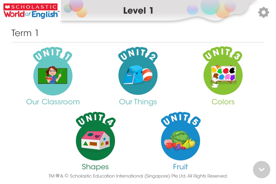 Scholastic World of English screenshot 2