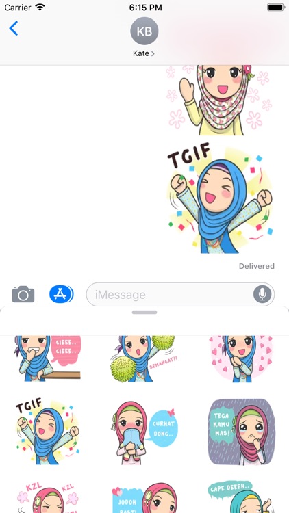 Sticker Cute Hijab Islamic screenshot-6