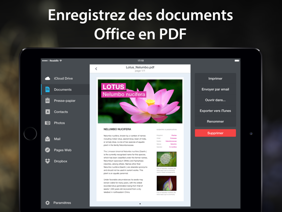 PDF Converter par Readdle Screenshots