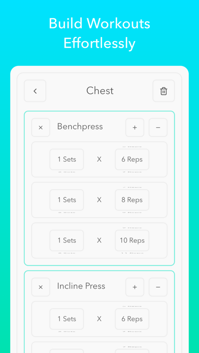 Sets - Minimalist Workout App screenshot 2