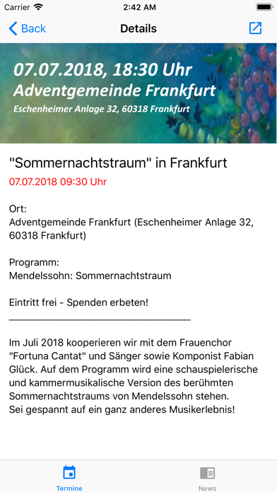 Kammermusikensemble Laubenheim screenshot 2