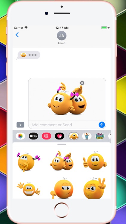 Kolobanga Sticker For iMessage screenshot-5
