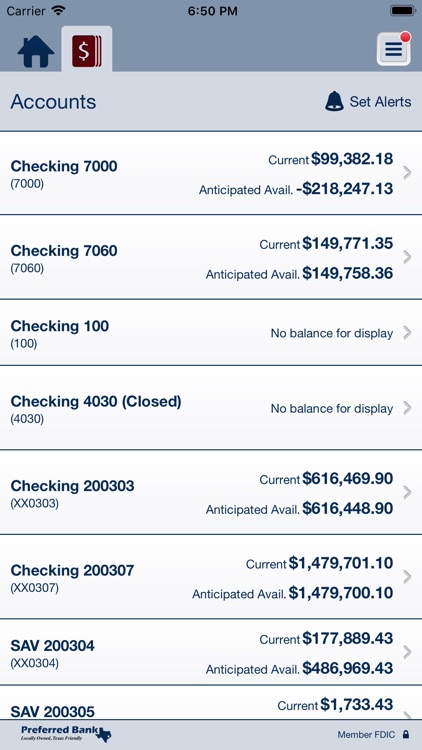 Preferred Bank TX Biz Mobile screenshot-3