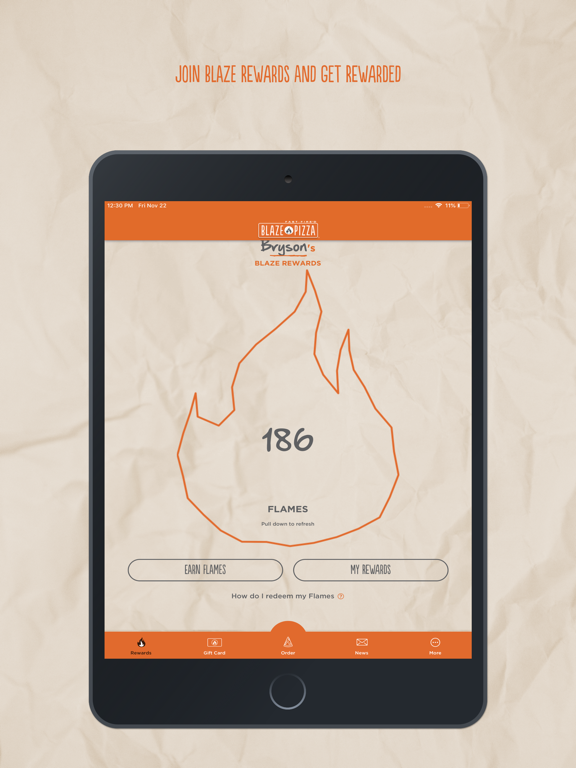 iPad Image of Blaze Pizza