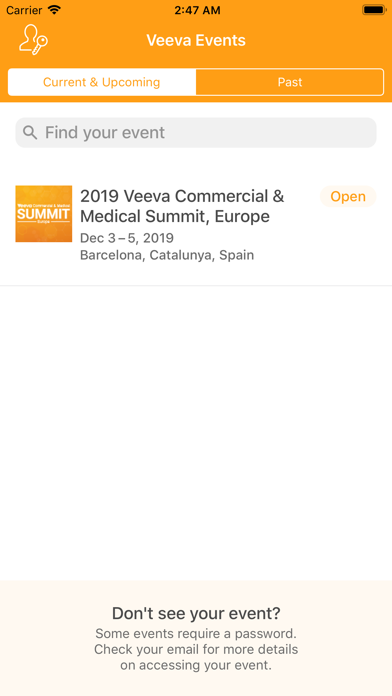 Veeva Global Events screenshot 2