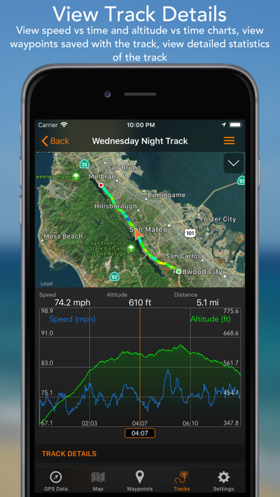 GPS Tracks Screenshot 3