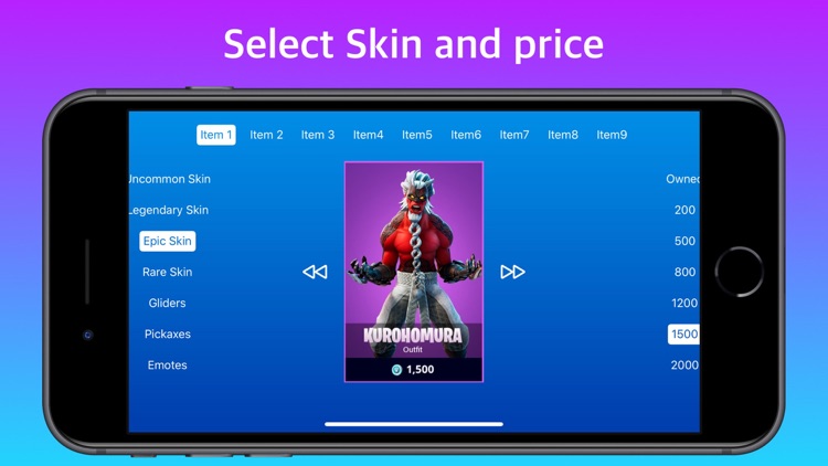 Shop Maker Quiz for Fortnite