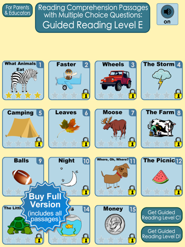Guided Reading Level E - náhled