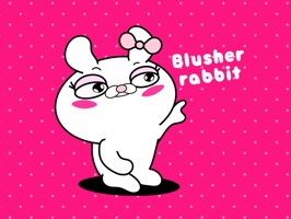 Rabbit topped the blusher will delight the conversation in a variety of facial expressions
