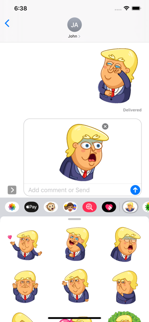 Trump Animations Stickers