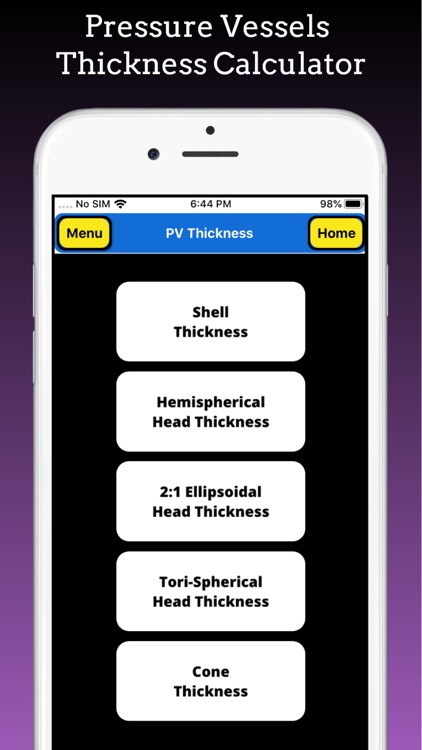 Pressure Vessel Thickness