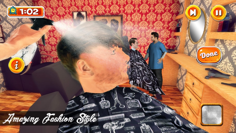 Barber Shop Hair Cut Simulator Free Download App for iPhone - STEPrimo.com