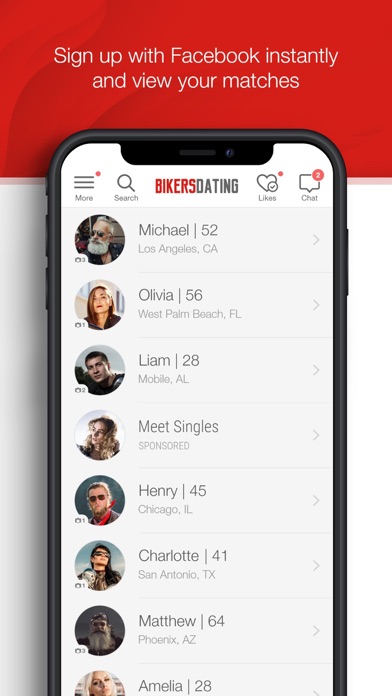 How to cancel & delete Bikers Dating from iphone & ipad 1