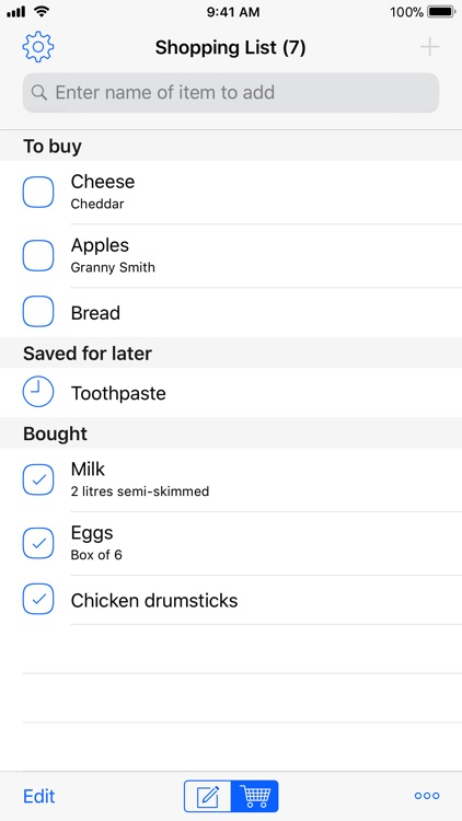 Easy Shopping List Lite screenshot-3