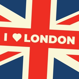 Vintage I Love London Sticker