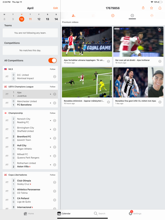 Forza Football - Soccer live scores, highlights screenshot