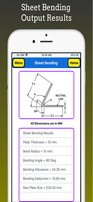 Sheet Bending Calculator Pro(圖3)-速報App