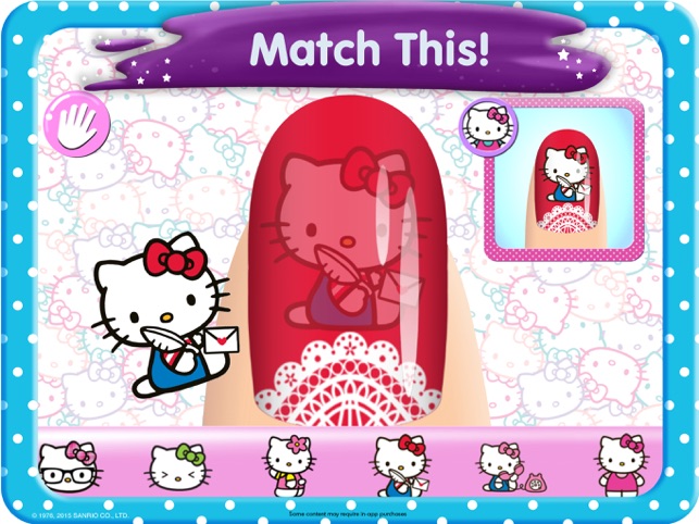 Hello Kitty Nail Salon App Store Da