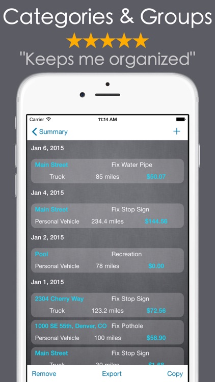 Mileage Expense Log Tracker :)