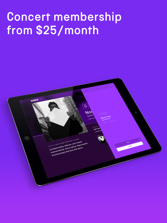 Jukely - Concert Membership screenshot