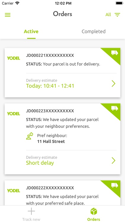 Yodel parcel manager screenshot-4