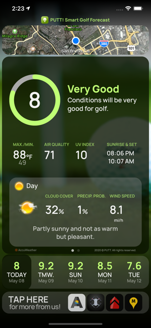 PUTT! Smart Golf Forecast(圖1)-速報App