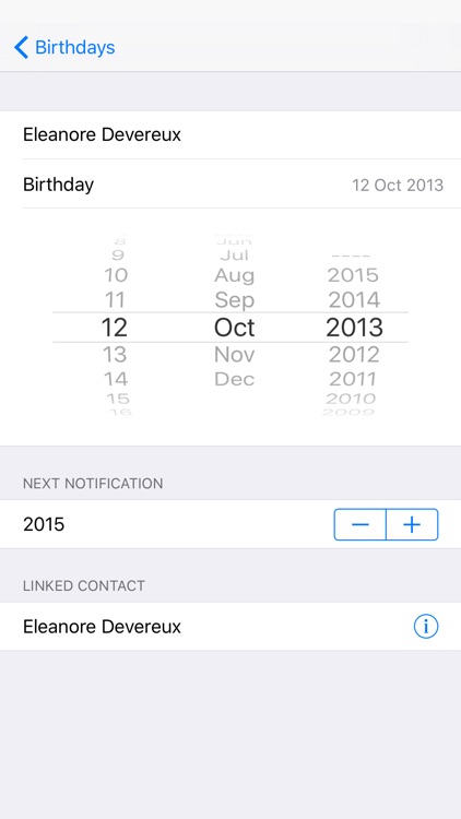 Birthday Memo screenshot-3