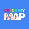 Color My Map is a new  & fun app for customizing your map with colors you like 