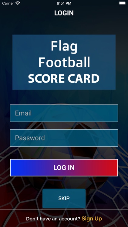 Flag Football Score Card screenshot-3