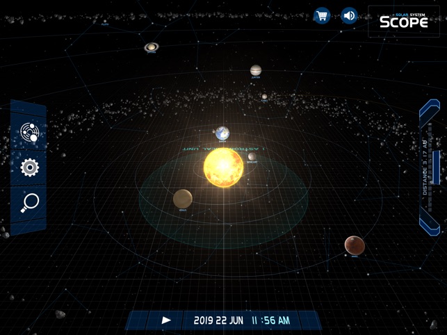 System scope. Solar System scope. Sirius Solar System scope.