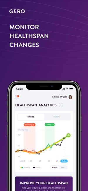 Gero: Bioage & Healthy Habits(圖5)-速報App