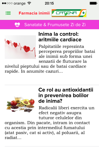 Catena - Farmacia Inimii screenshot 2