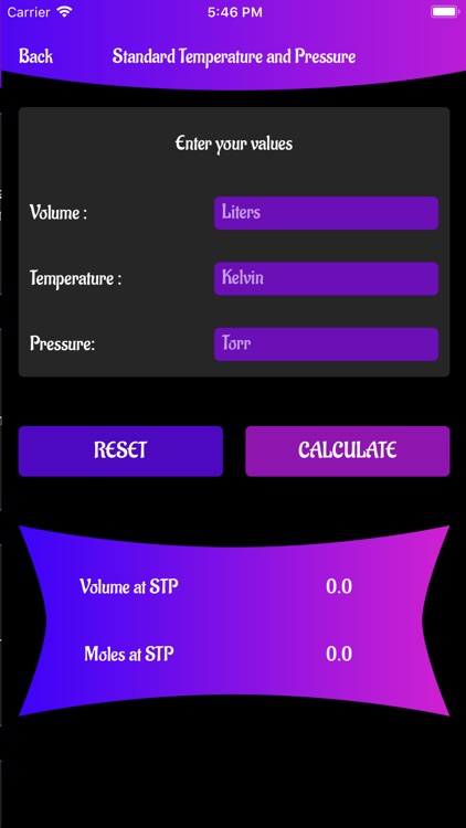 Matter Volume Calculator