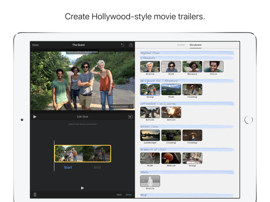 iMovie screenshot