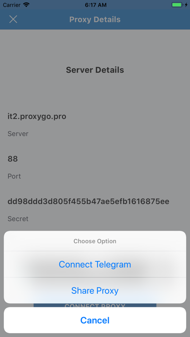 Proxyom - Proxy For Telegramلقطة شاشة4
