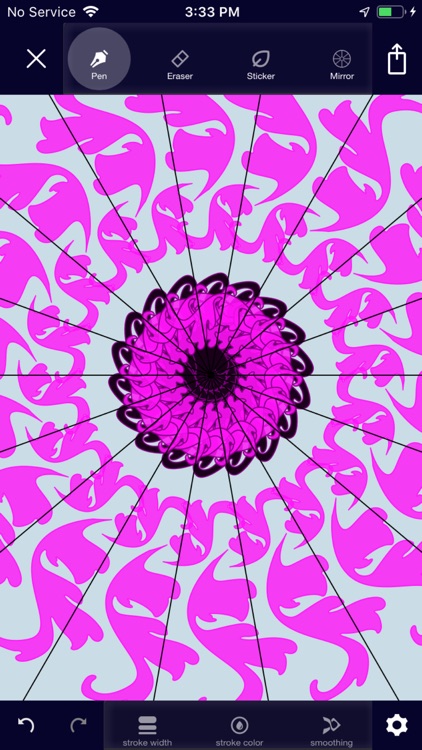 Mandala Maker: symmetry doodle screenshot-4