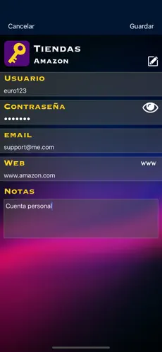 Captura 2 Password Control iphone